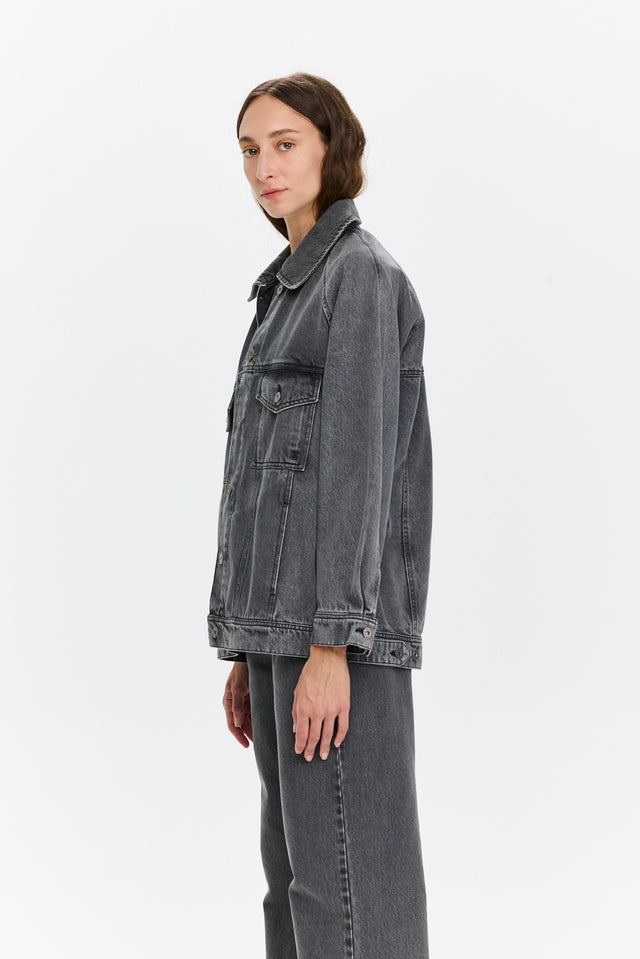 Denim Jacket Washed Grey