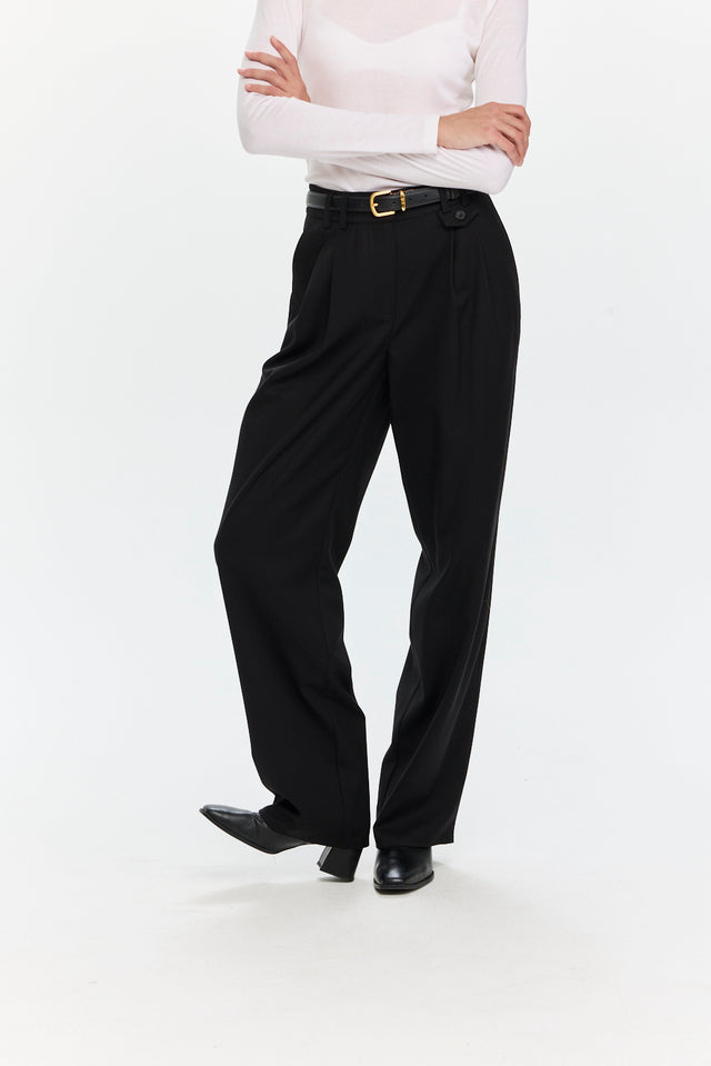 Noah Tailored Pants Black