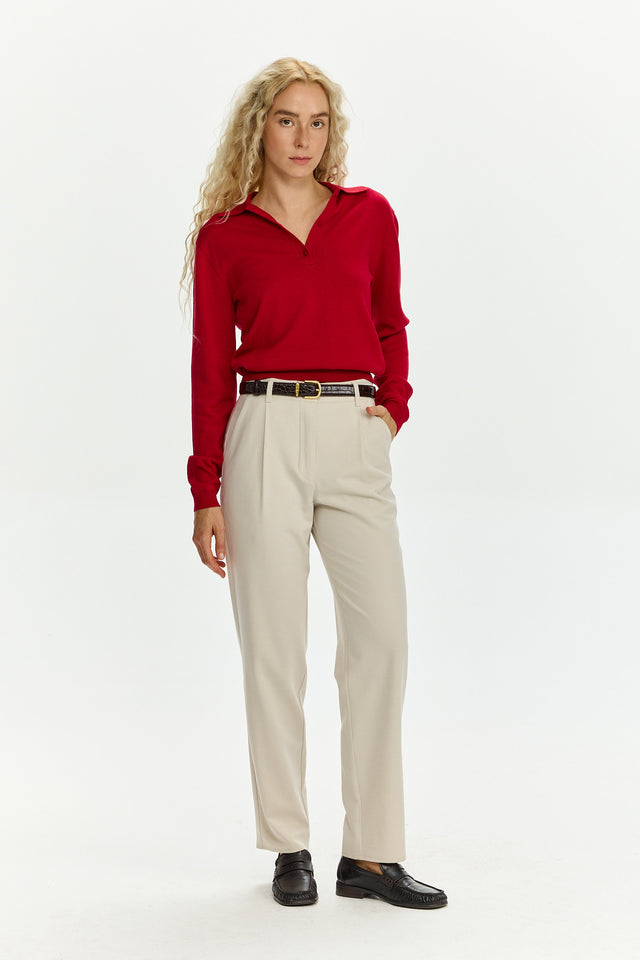 Harry Soft Pants Beige