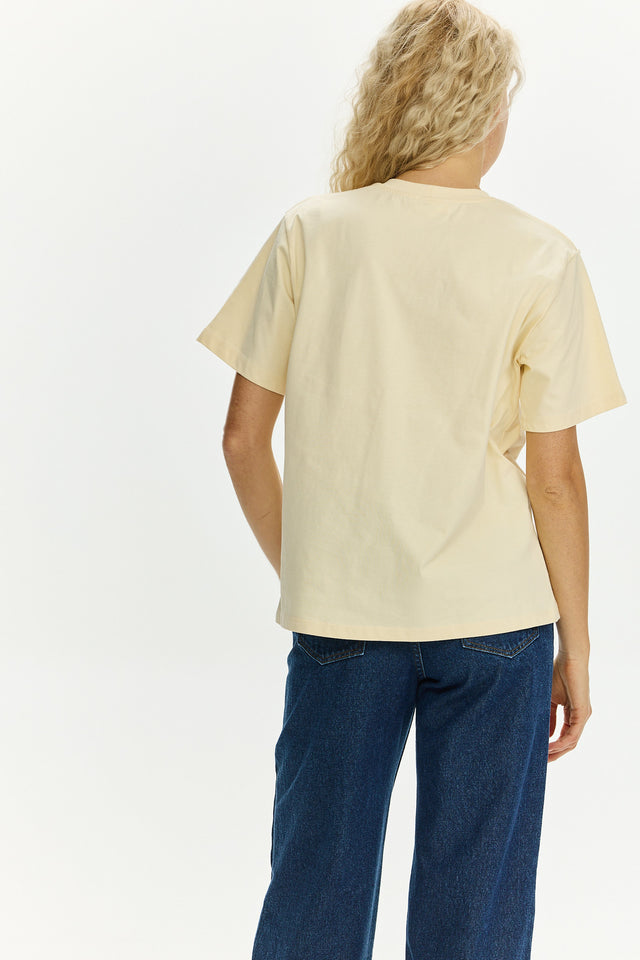 TRES Classic Logo T Butter Yellow