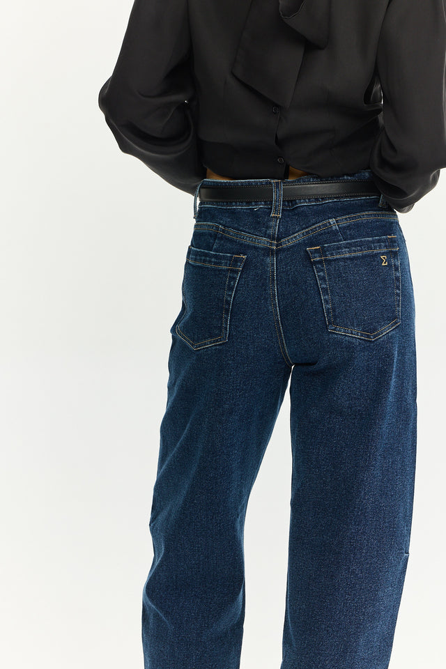 Barrel Leg Denim Indigo