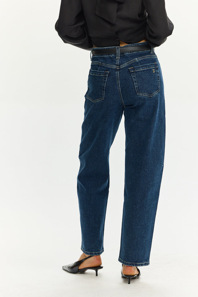Barrel Leg Denim Indigo