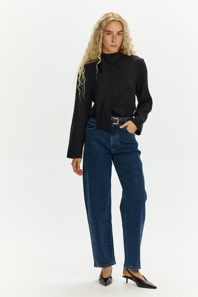 Barrel Leg Denim Indigo