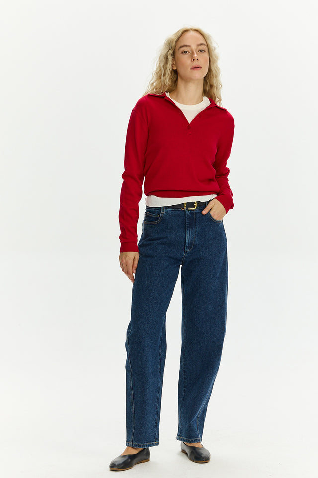 Barrel Leg Denim Indigo