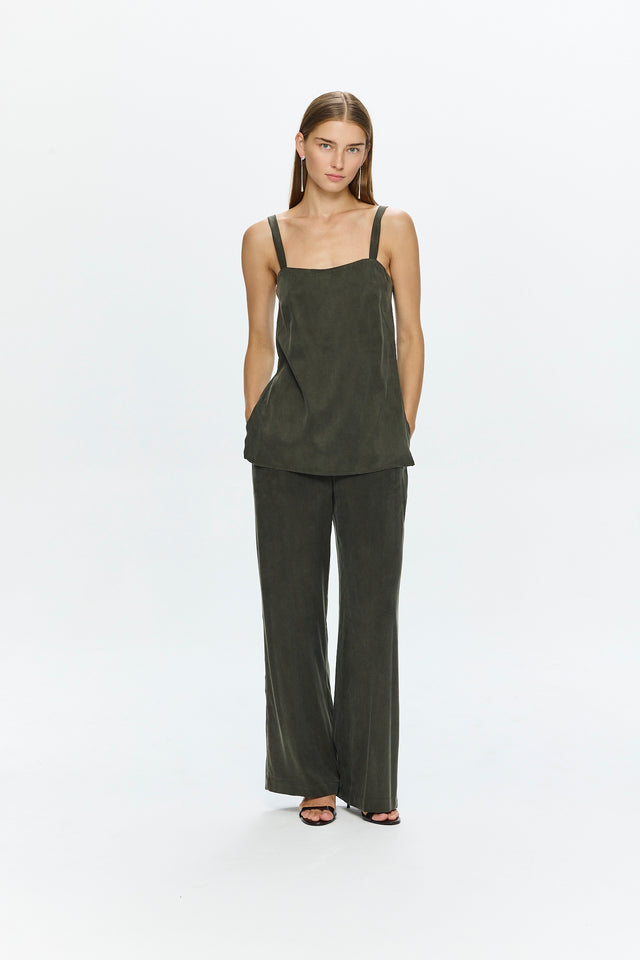 Alex Cupro Pants Olive