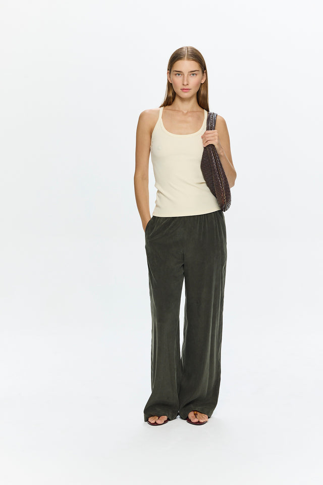 Alex Cupro Pants Olive