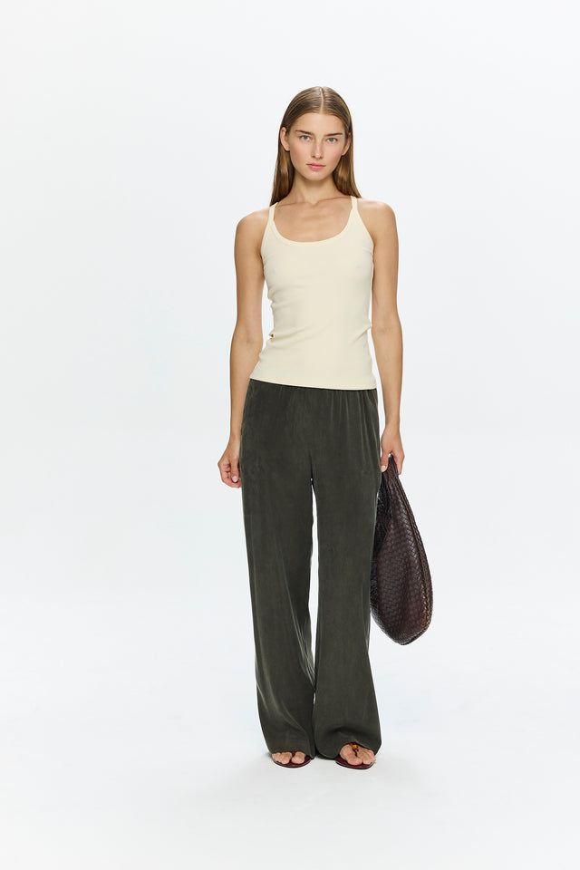 Alex Cupro Pants Olive