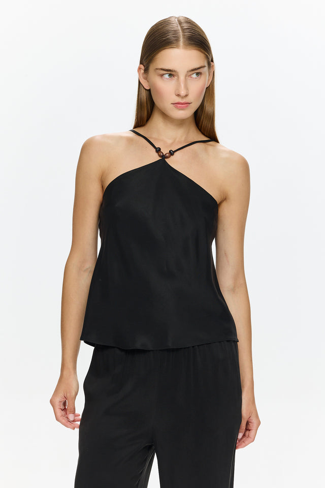 Abby Cupro Top Black