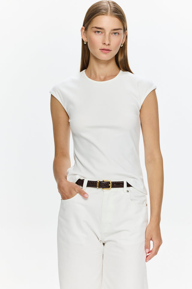 Ruby Slim T White