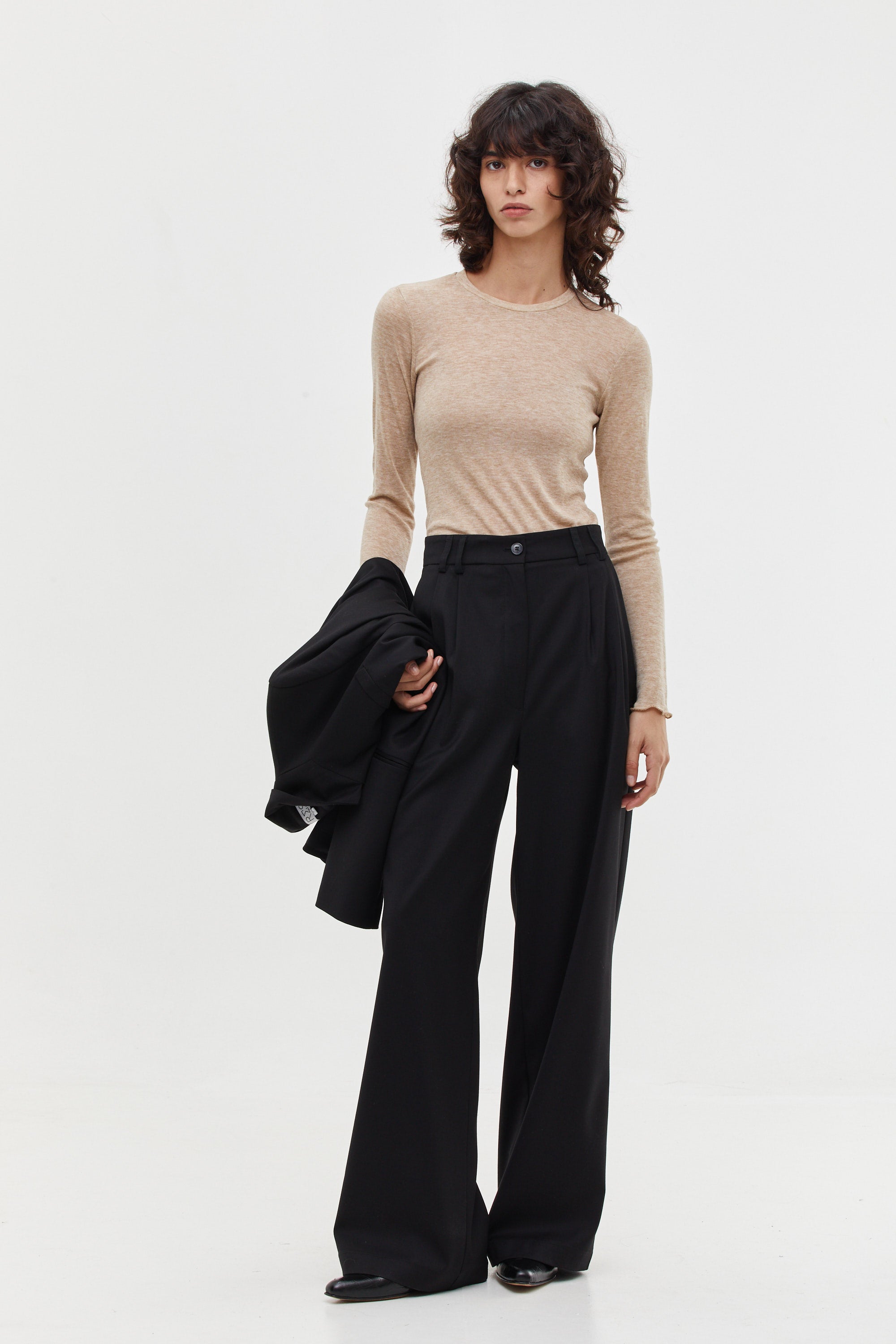 Luca Tailored Pants Black – TRES