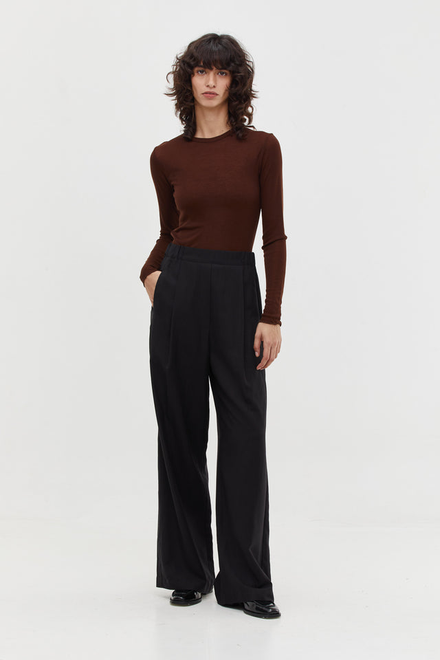 Ivy Cupro Pants Black
