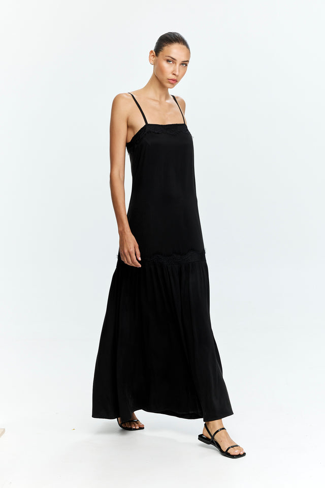 Charlie Lace Dress Black