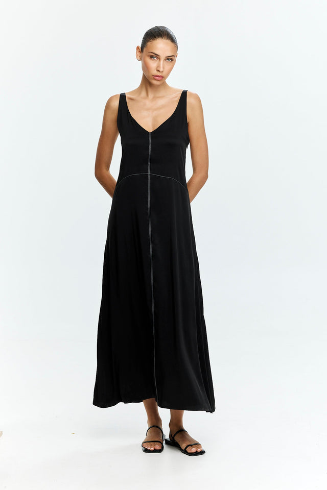 Kate Cupro Dress Black