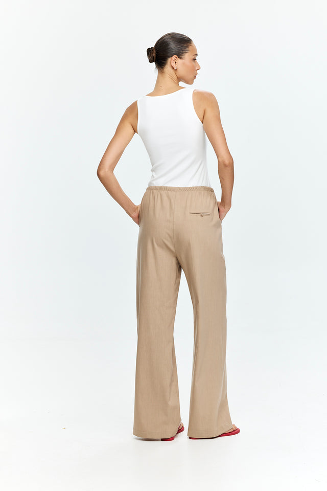 Uma Pants Cotton Tan