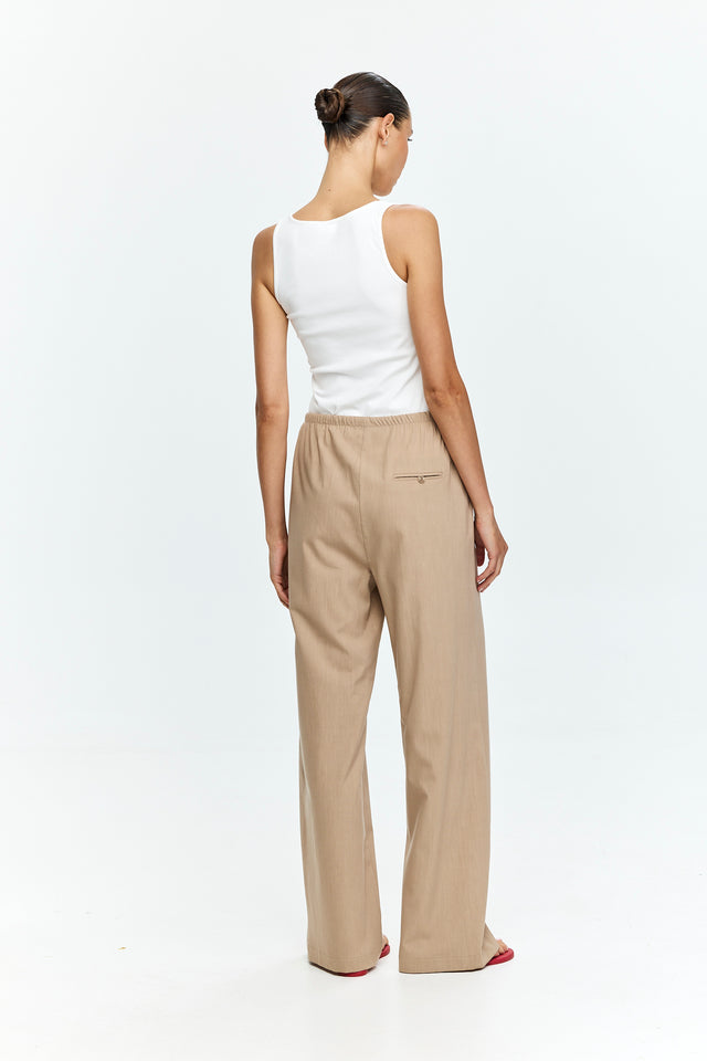Uma Pants Cotton Tan