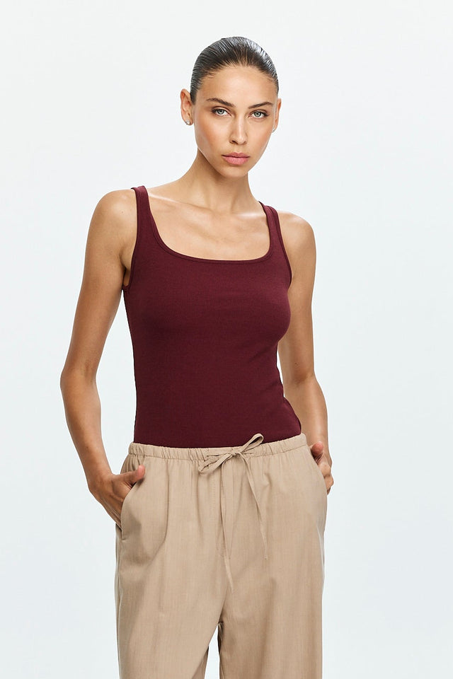 Chloe Tank Top Bordoux