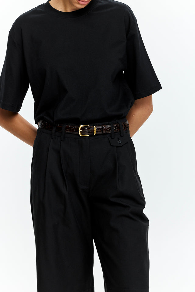 TRES Oversized T Black
