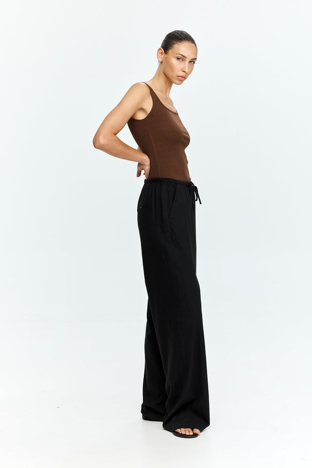 Uma Pants Cotton Black