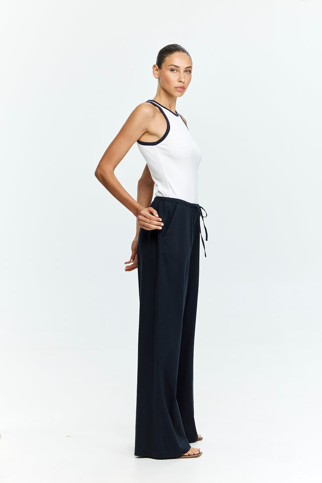 Uma Pants Cotton Blue