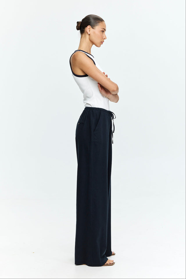 Uma Pants Cotton Blue