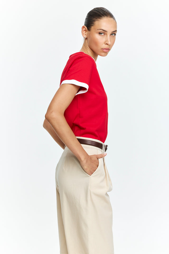 Tres Fitted T Red Club