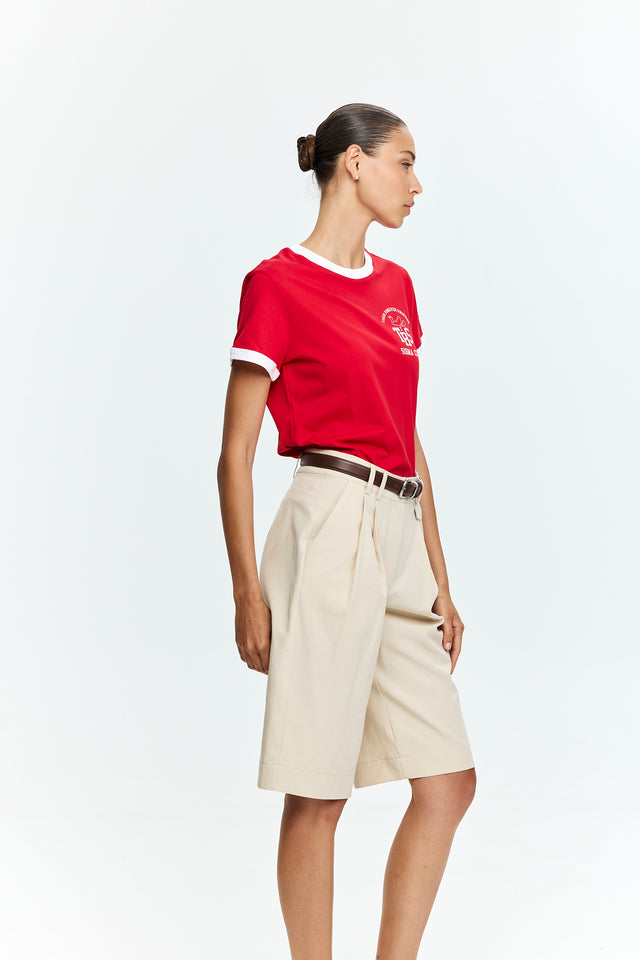 Tres Fitted T Red Club