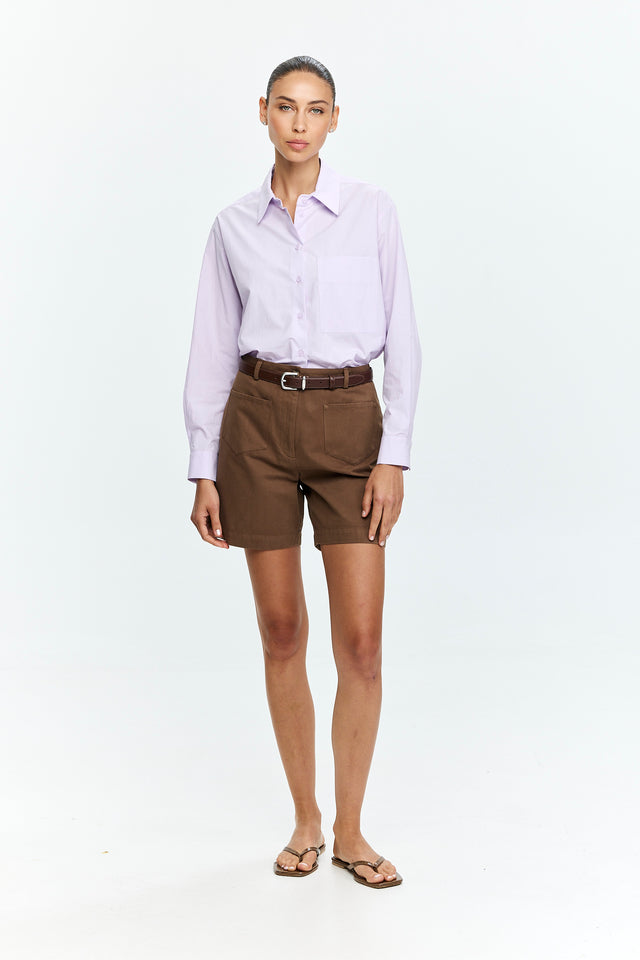 Simon Drill shorts Brown