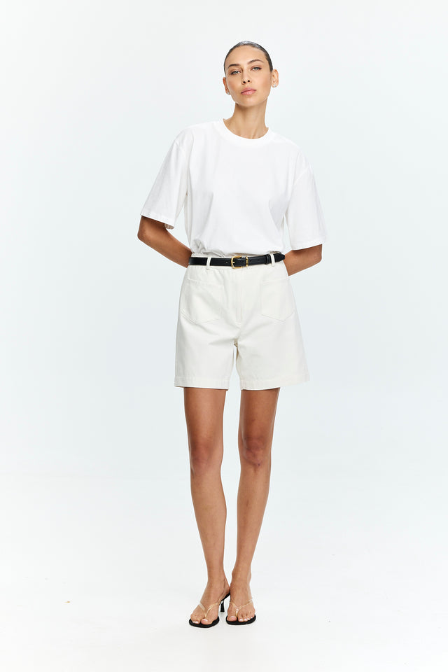 Simon Drill shorts White