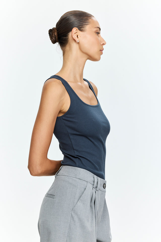 Chloe Tank Top Blue