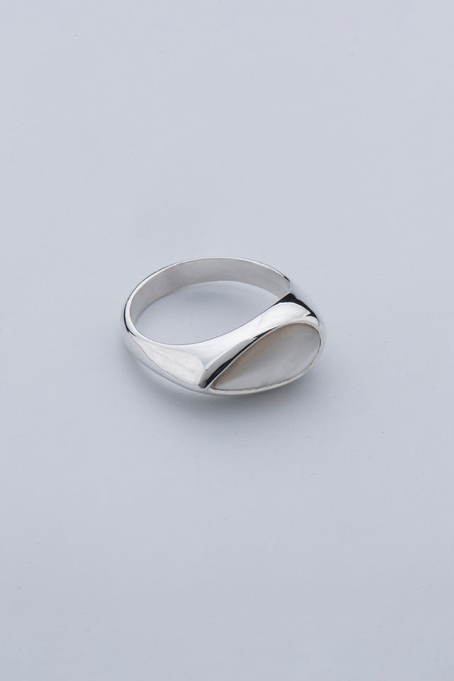 Mother of Pearl Tear Ring