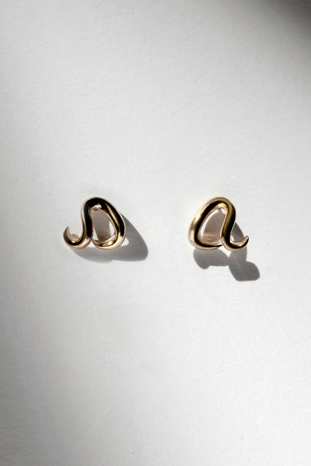 Gold Mini Ornament Earrings