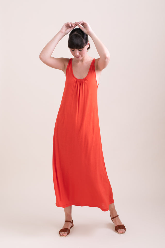 Orange Goni Dress