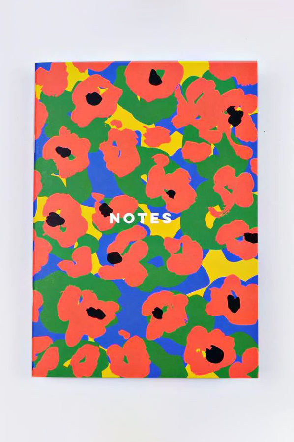 Painter Flower Slimline Notebook