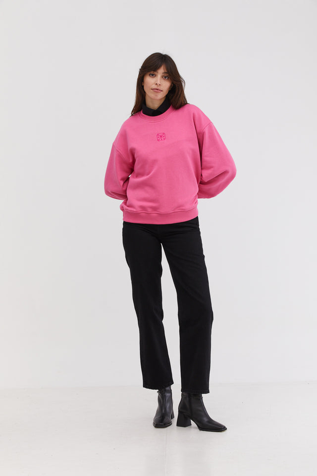 TRES classic sweatshirt Fuchsia